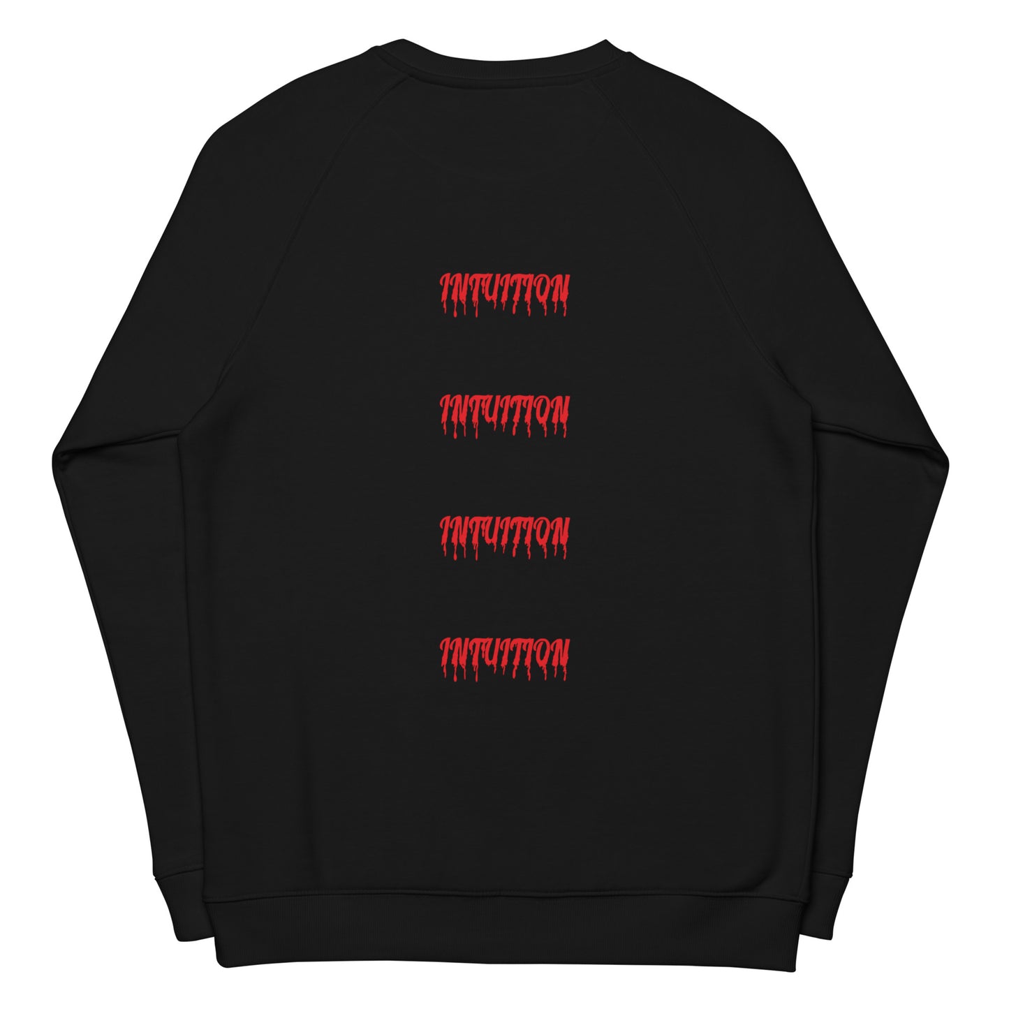 Unisex organic raglan Intuition sweatshirt