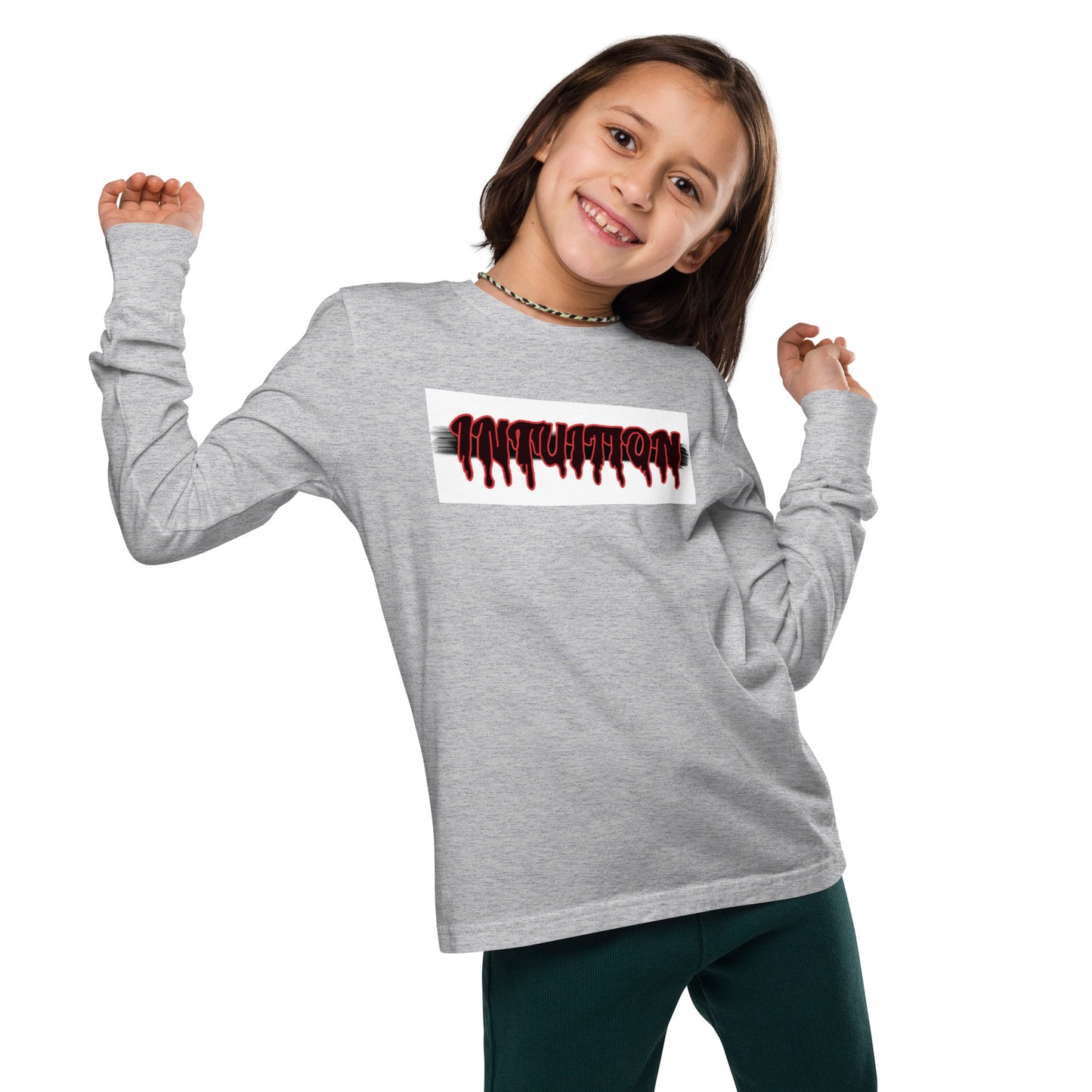 kids long sleeve unisex Intuition tee