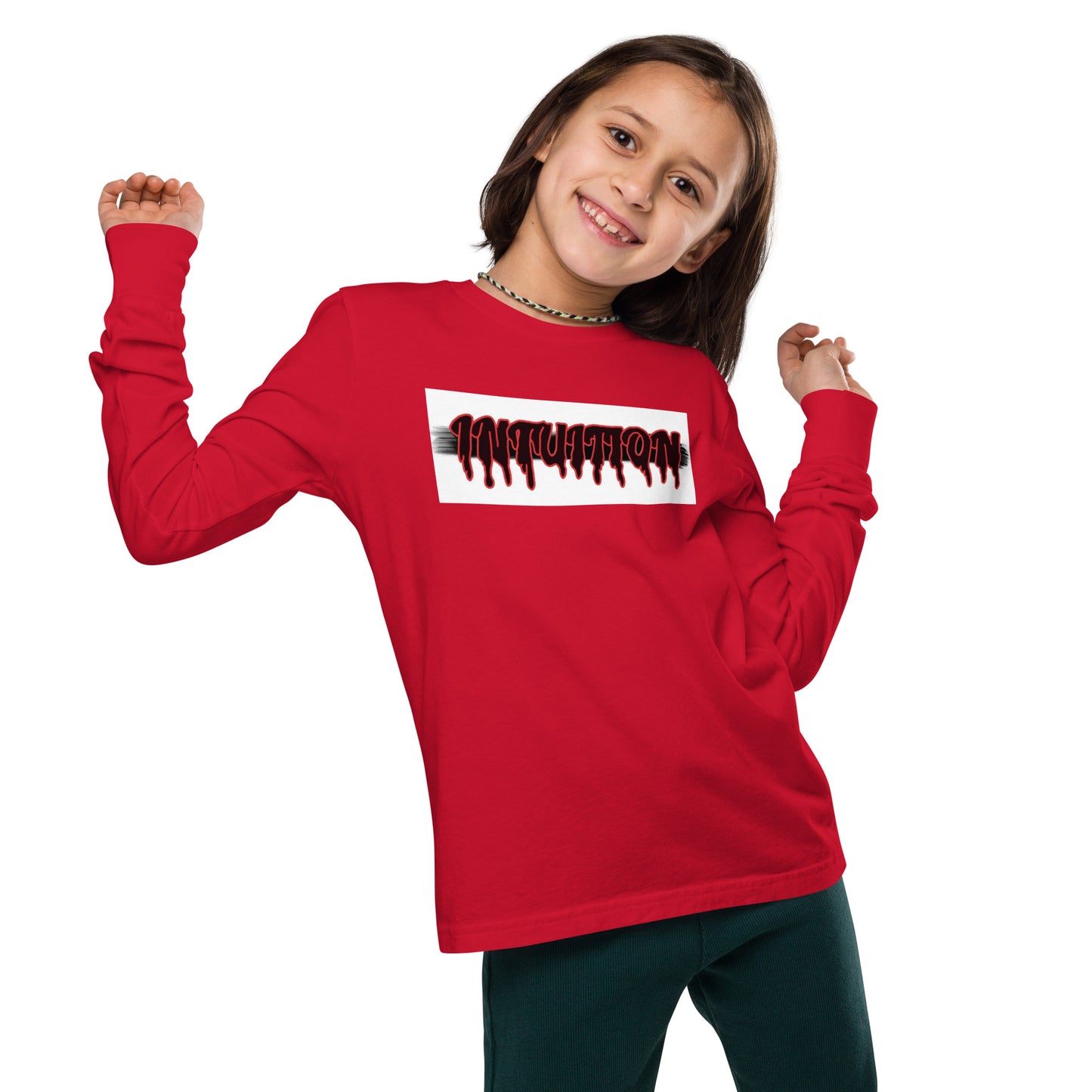 kids long sleeve unisex Intuition tee