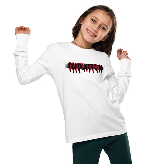 kids long sleeve unisex Intuition tee